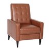 Flash Furniture Modern Cognac Brown LeatherSoft Pushback Recliner SG-SX-80415N-BR-GG